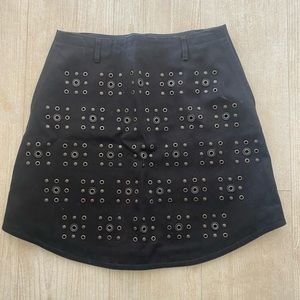 Coach grommet/eyelet holes/ studs skirt